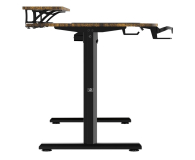 Ultradesk HIGHLANDER XXL Elektryczna regulacja Brązowe - 1287985 - zdjęcie 3